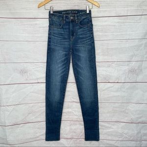 American Eagle outfitters super high rise jegging
